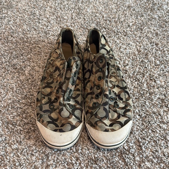 Camo Coach tennis shoes - Picture 1 of 3